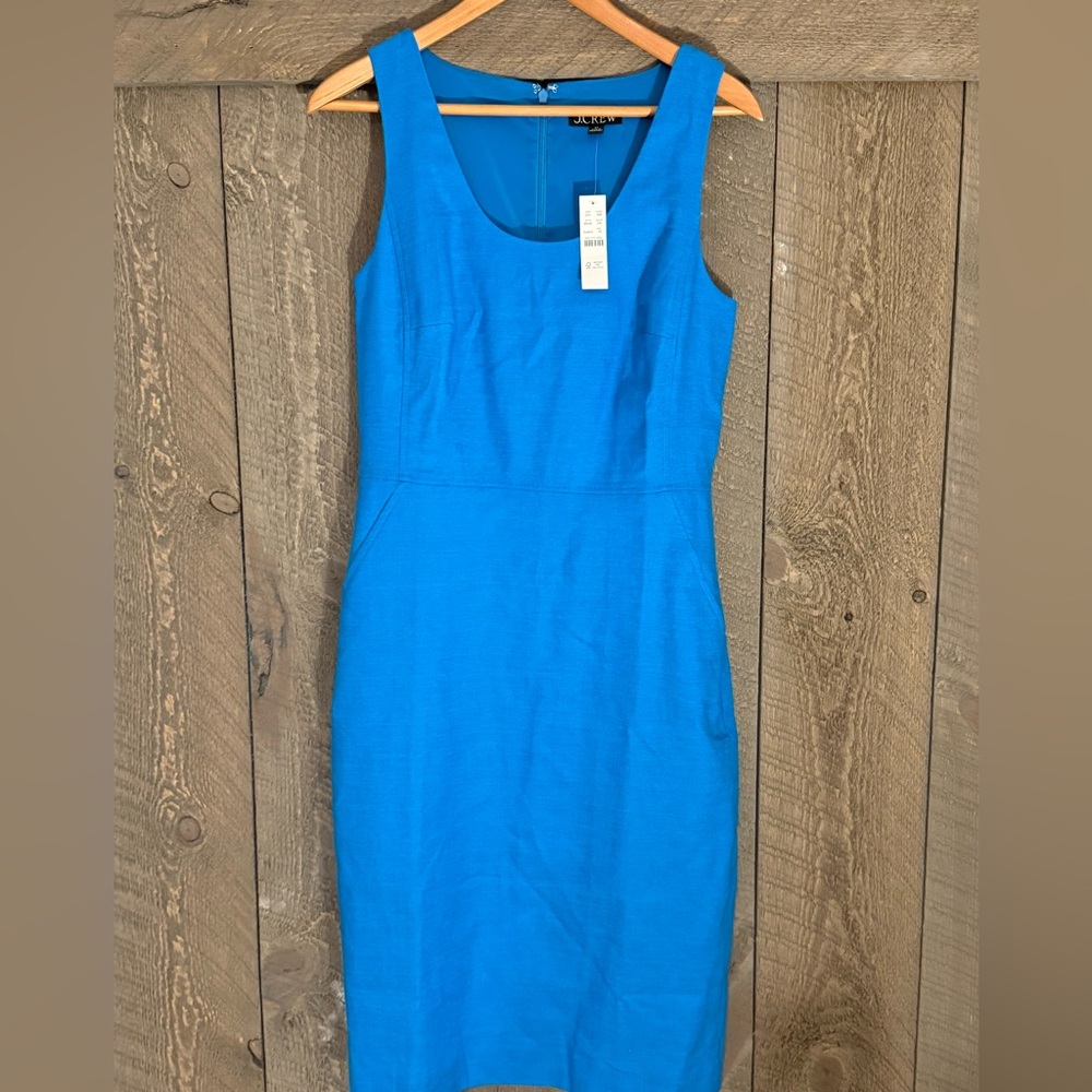J. Crew Linen Sheath Dress